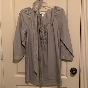 LOFT Striped Tunic Top Size S
